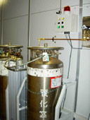 液化窒素LGC用自動切換警報設備